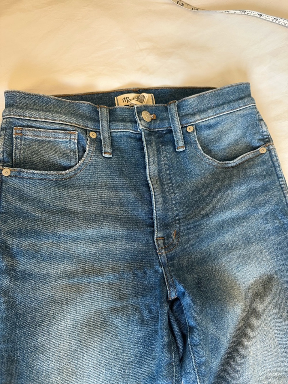Madewell 10” High-Rise Skinny Cropped Jeans - Size 27P - Picture 2 of 5
